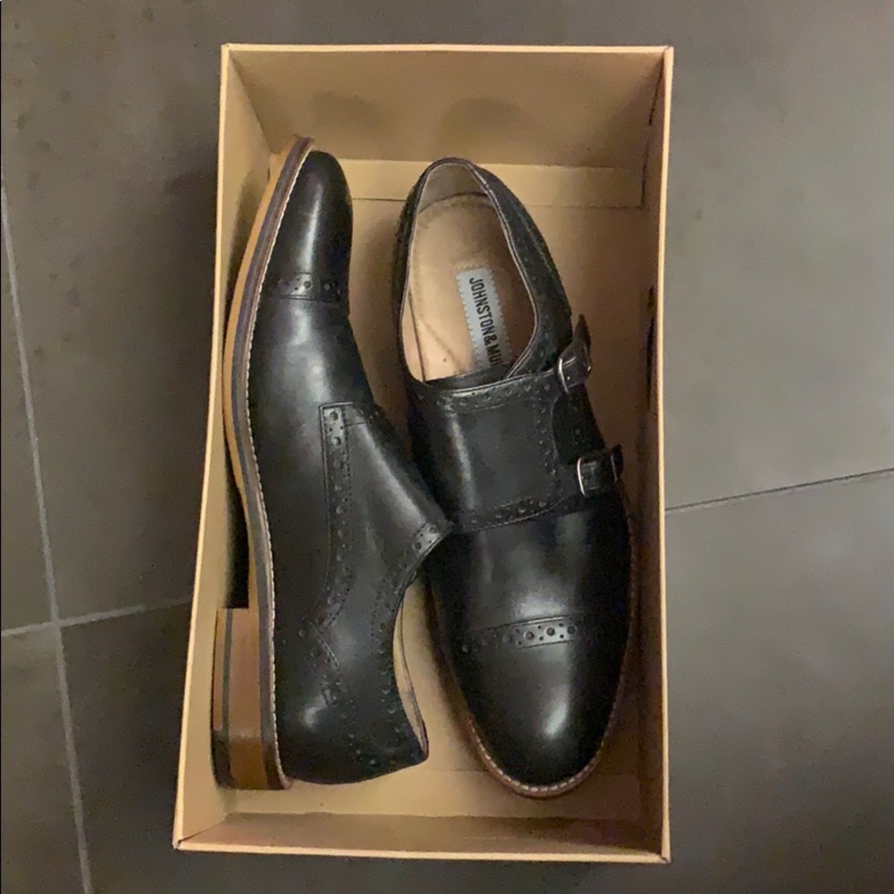 Johnston and Murphy cap tow double monk